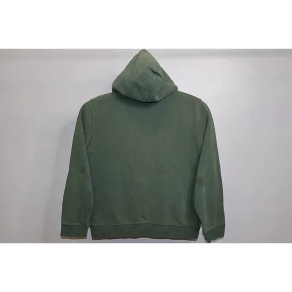 Stussy International Billiards Hoodie Mens Size Medium M Pullover Green Pullover